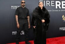 kanye and bianca grammys 2025
