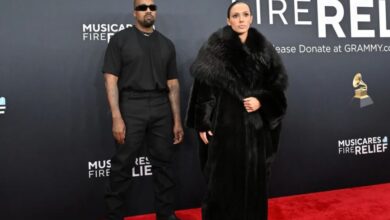 kanye and bianca grammys 2025