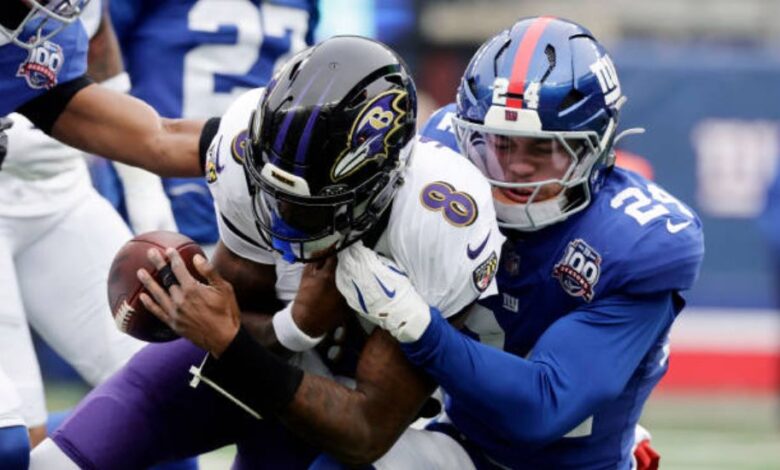 Baltimore Ravens vs New York Giants Match