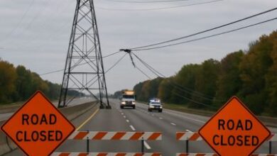 I-75 Power Line Shutdown