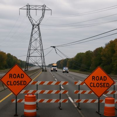 I-75 Power Line Shutdown