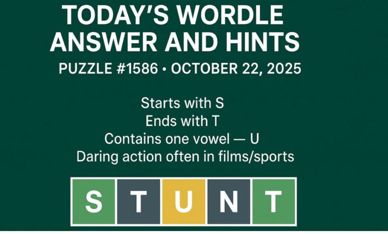 Today’s Wordle answer and hints