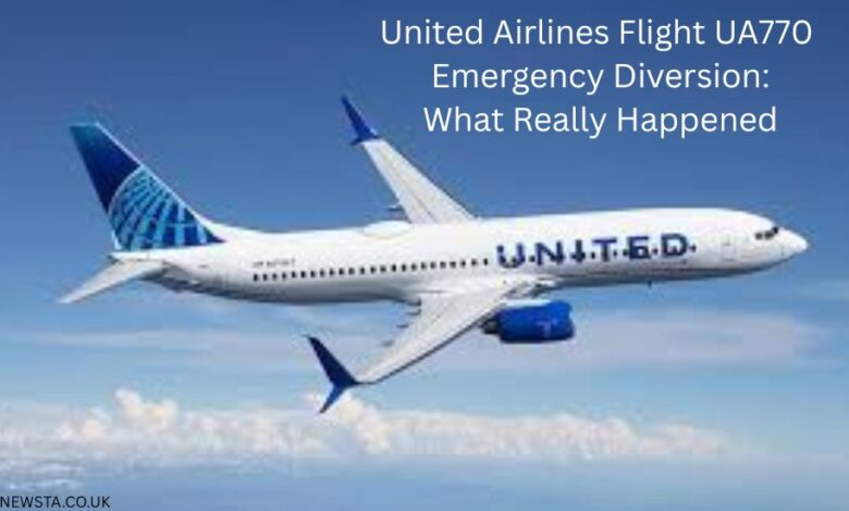 United Airlines Flight UA770 Emergency Diversion