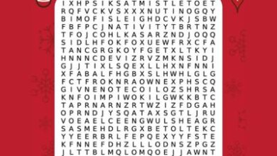 Christmas Word Search Printable