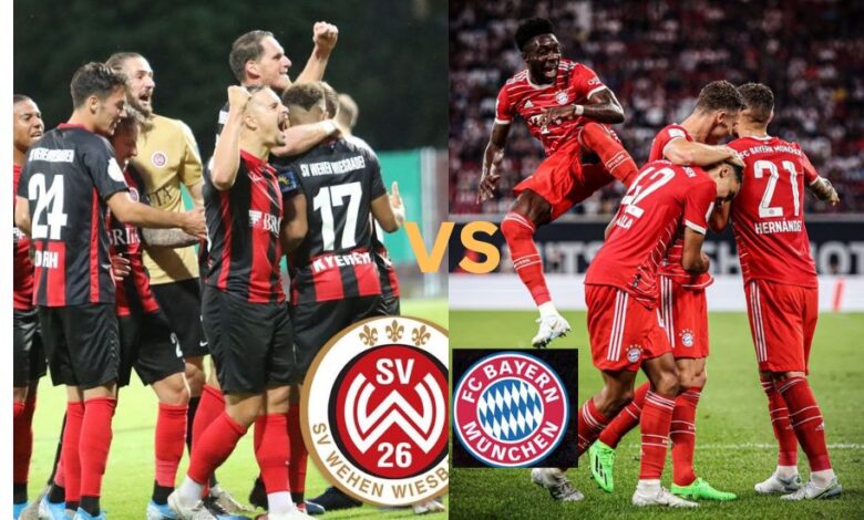 sv wehen wiesbaden vs bayern munich lineups