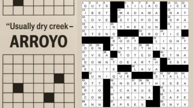 usually dry creek wsj crossword clue