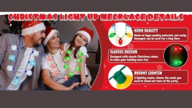 Blowata Christmas Light Necklace