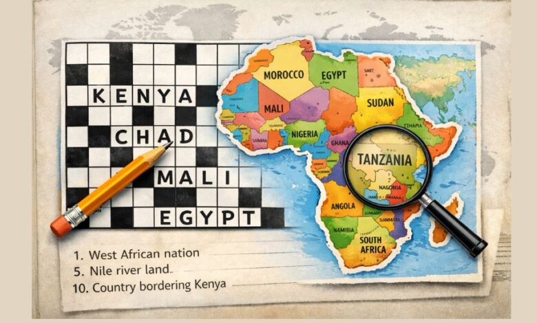 african country crossword clue