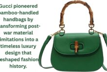 gucci who pioneered bamboo-handled handbags