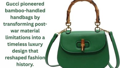 gucci who pioneered bamboo-handled handbags