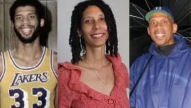 Three individuals in different settings.